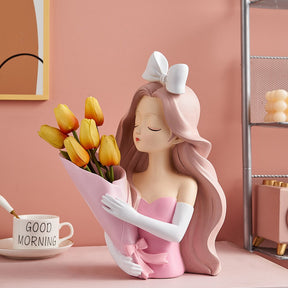 Busto Decorativo Lili Melina Flower