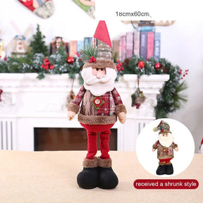 Trio de Enfeites Natalinos Aconchegantes para Decoração de Natal