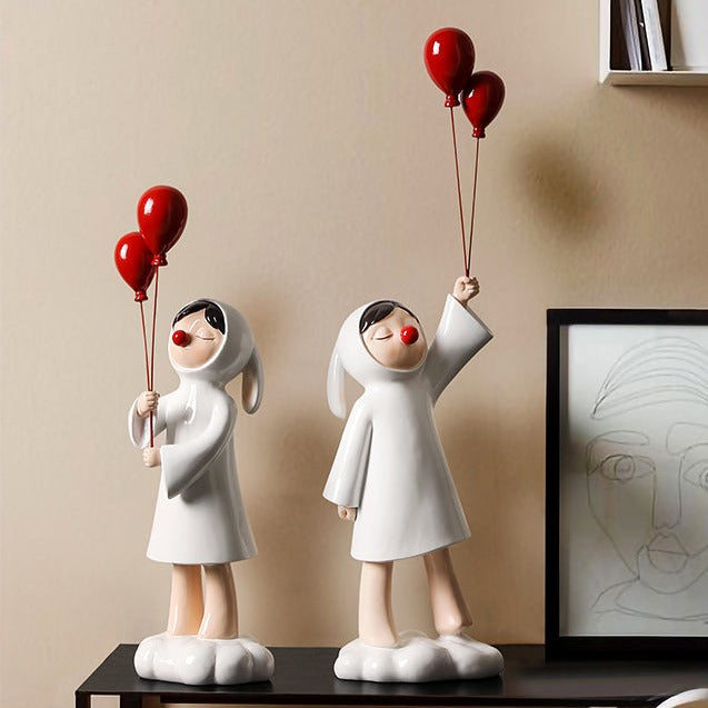 Busto Decorativo Lili Coelhinha Balões