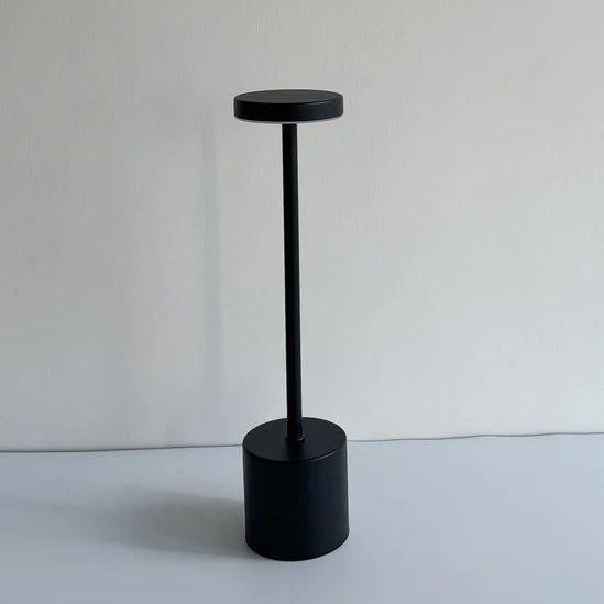 Luminária de Mesa LED Recarregável Sem Fio Metal