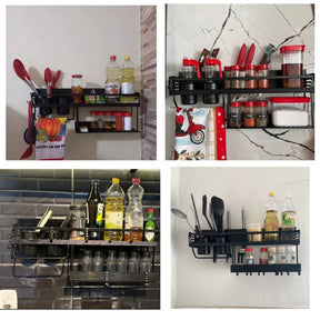 Suporte Organizador de Cozinha em Alumínio com 60cm