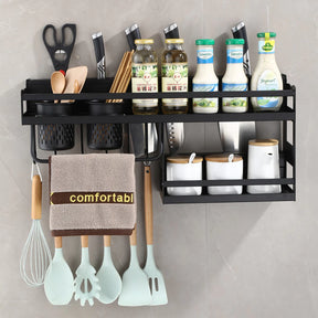 Suporte Organizador de Cozinha em Alumínio com 60cm