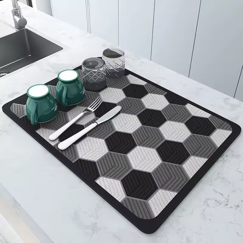 Tapete Escorredor de Louça Ultra Absorvente