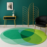 Tapete Orgânico Mix Green Abstrato Para Sala