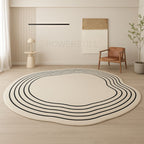 Tapete Orgânico Nórdico Moderno para Sala