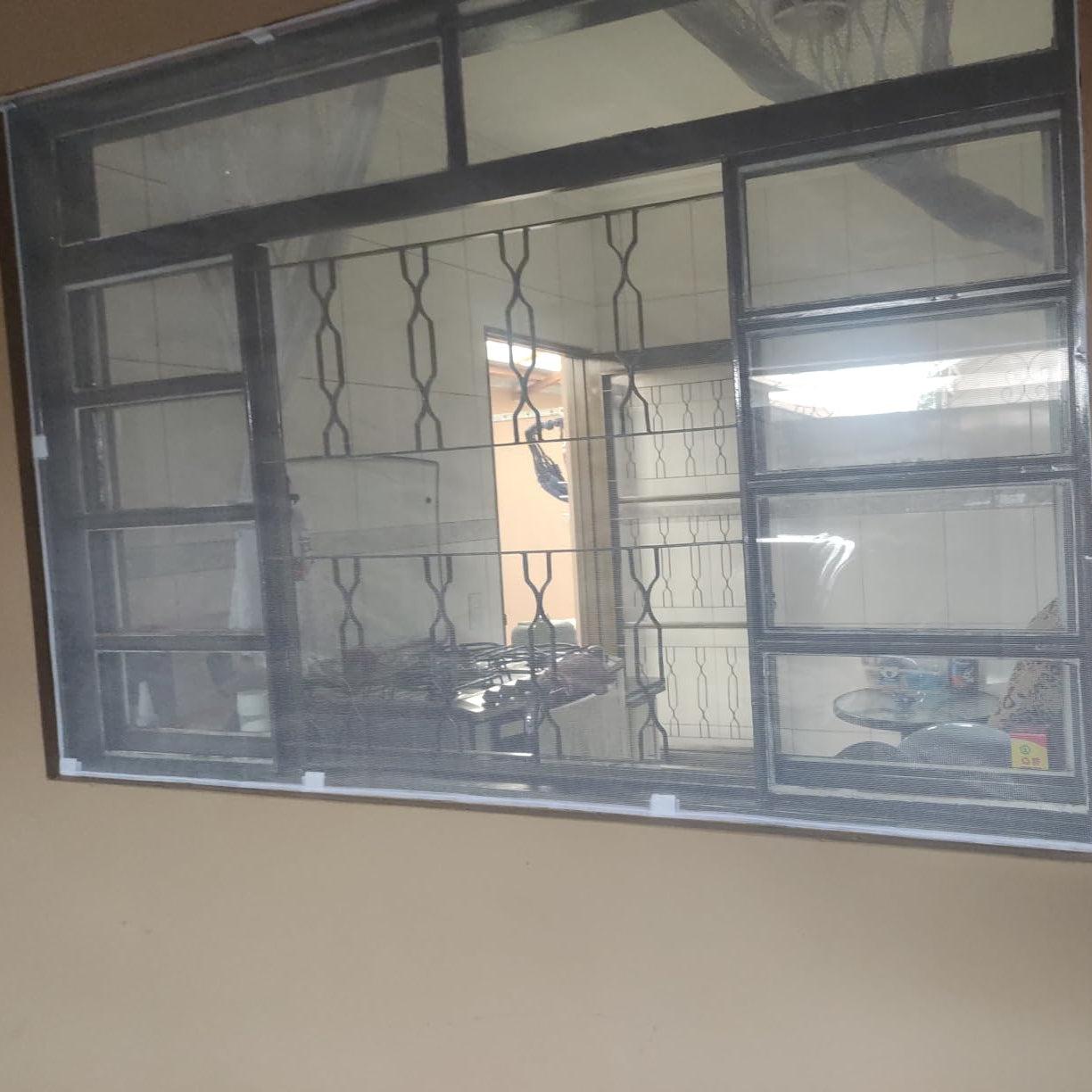 Tela Mosquiteira para Janela Removível Branca