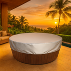 Capa para Banheira e SPA Impermeável Anti-UV Redonda