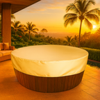 Capa para Banheira e SPA Impermeável Anti-UV Redonda