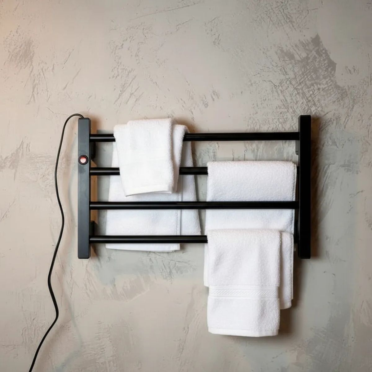 Toalheiro Térmico Bivolt Modelo Elegance 4 barras