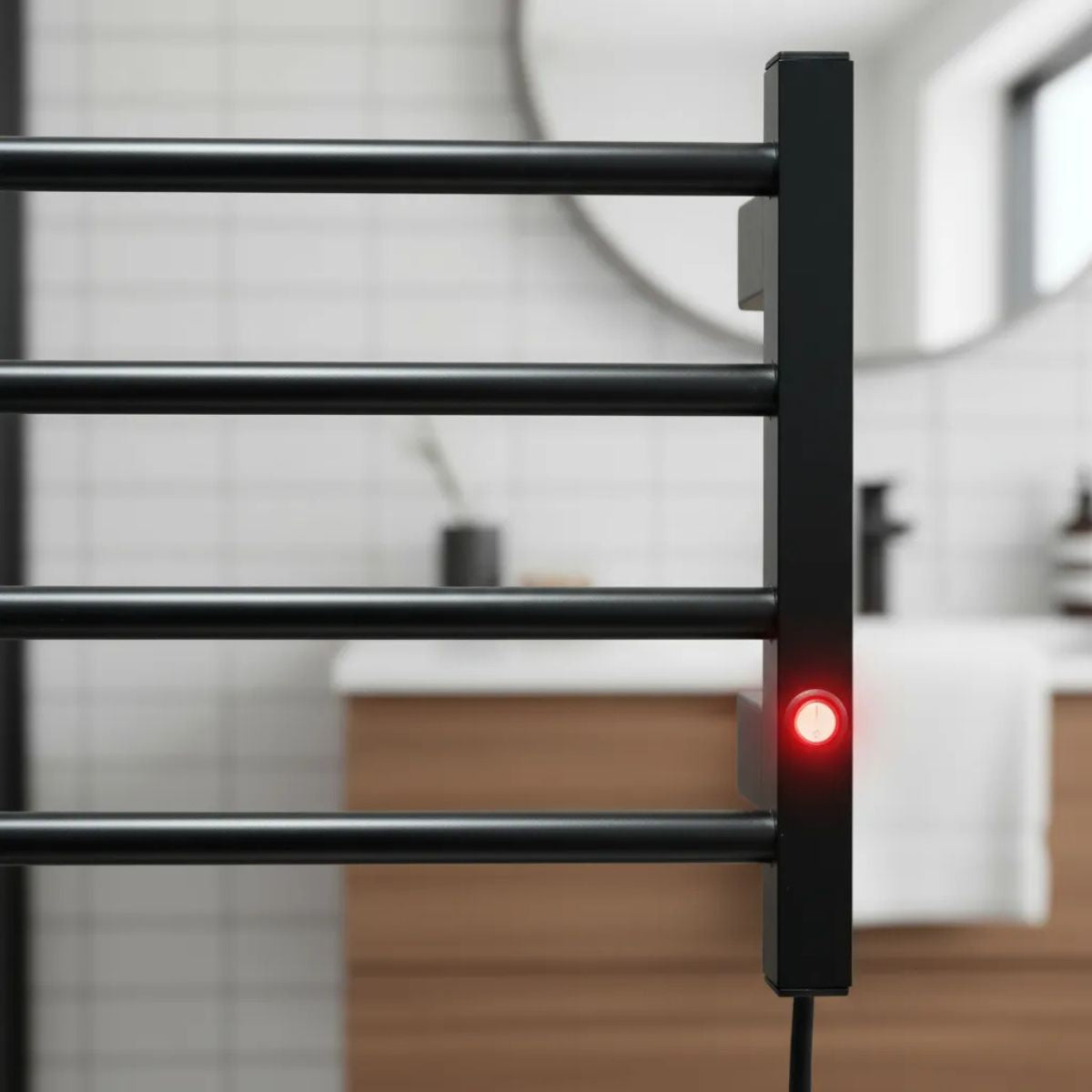 Toalheiro Térmico Bivolt Modelo Elegance 4 barras