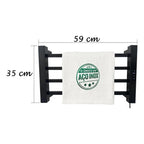 Toalheiro Elétrico Térmico Inox 304 Preto Fosco Timer Digital 1 Toalha
