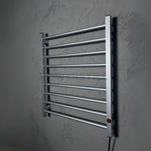 Toalheiro Térmico Alumínio Preto 110/220v Bivolt