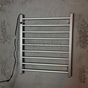 Toalheiro Térmico Alumínio Preto 110/220v Bivolt