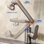 Torneira para Banheiro Monocomando com 2 Modos de Jato AXIS 1080°