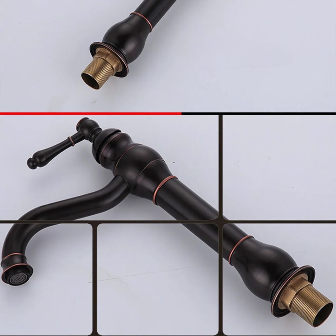 Torneira Gourmet para Banheiro Preta Lily