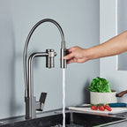 Torneira Gourmet para Cozinha Monocomando Guindaste com Filtro