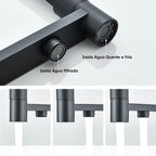 Torneira de Cozinha com Filtro Duplo Comando Extensível London