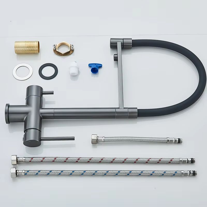 Torneira de Cozinha com Filtro Duplo Comando Extensível London