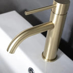 Torneira para Banheiro Baixa Escovada Monocomando Trezy