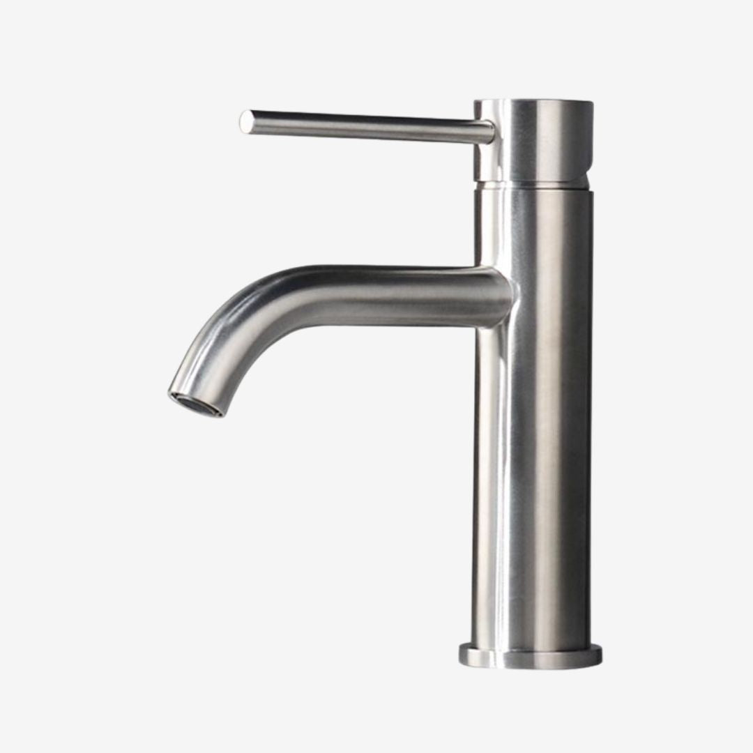 Torneira para Banheiro Baixa Escovada Monocomando Trezy