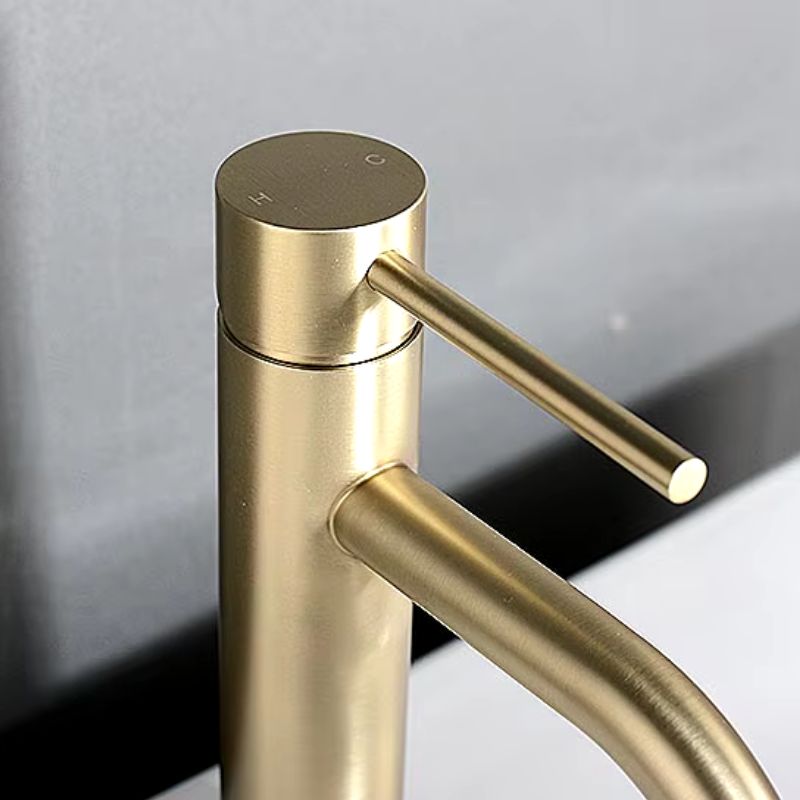 Torneira para Banheiro Baixa Escovada Monocomando Trezy