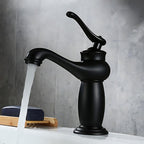 Torneira para Banheiro Preta Lâmpada Magica