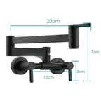 Torneira para Cozinha Dobrável de Parede