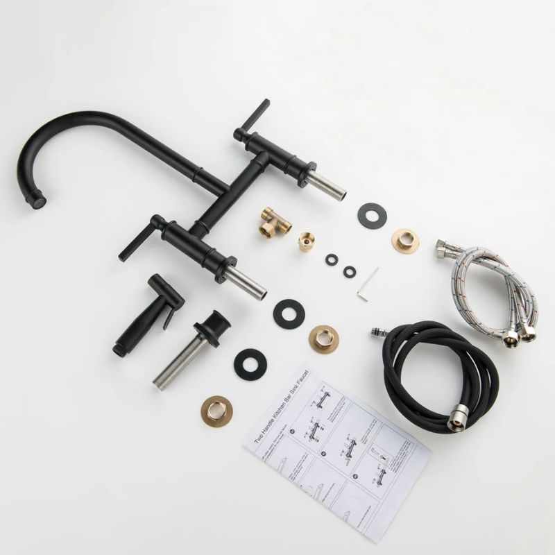 Torneira para Cozinha Duplo Comando com Ducha Lateral Prestige