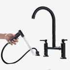 Torneira para Cozinha Duplo Comando com Ducha Lateral Prestige