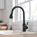 Torneira para Cozinha Escovada Monocomando 360° Sync