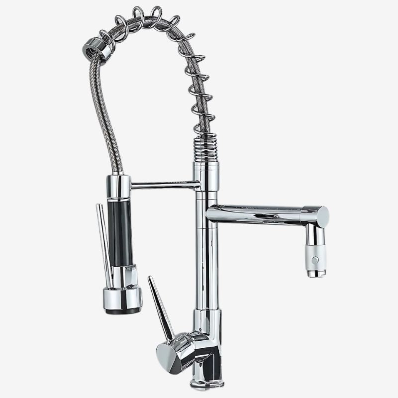 Torneira para Cozinha Gourmet Bico Duplo 360°