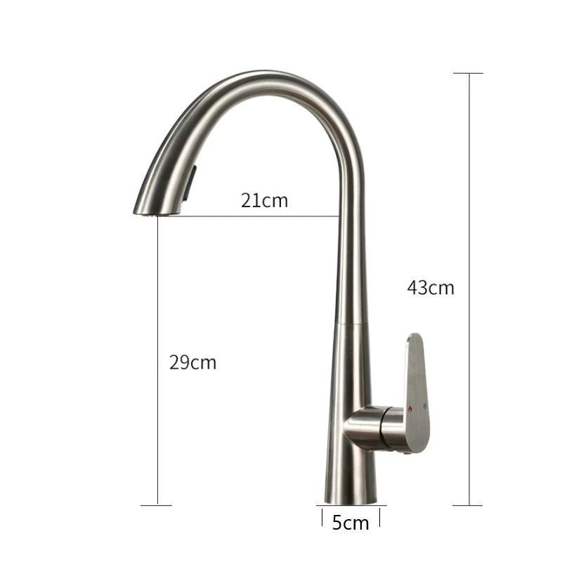 Torneira para Cozinha Gourmet Monocomando Extensível Brush