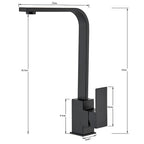 Torneira para Cozinha Quadrada 360° Monocomando Box