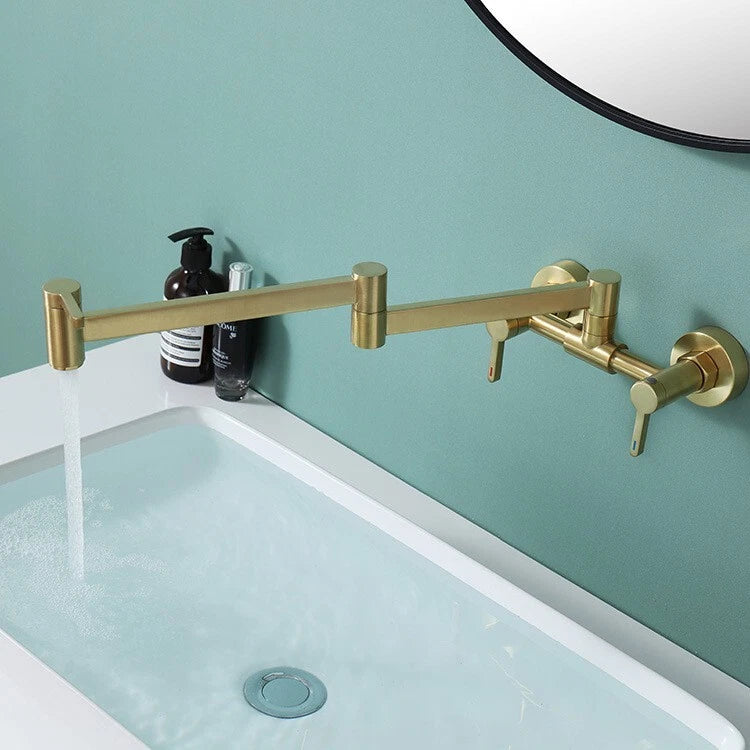 Torneira para Cozinha Dobrável de Parede