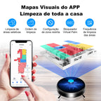 Robô Aspirador XR500 - Aspira e Passa Pano Bivolt