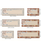 Tapete para Cozinha Antiderrapante Retangular Floral