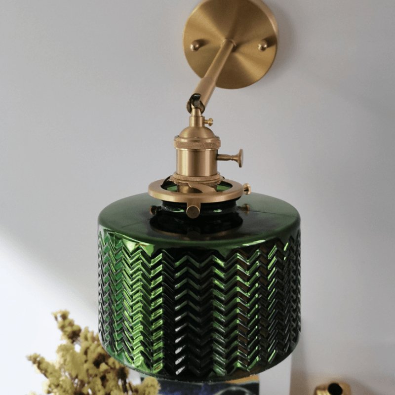 Arandela Vintage Metal e Vidro - POWERSTILL