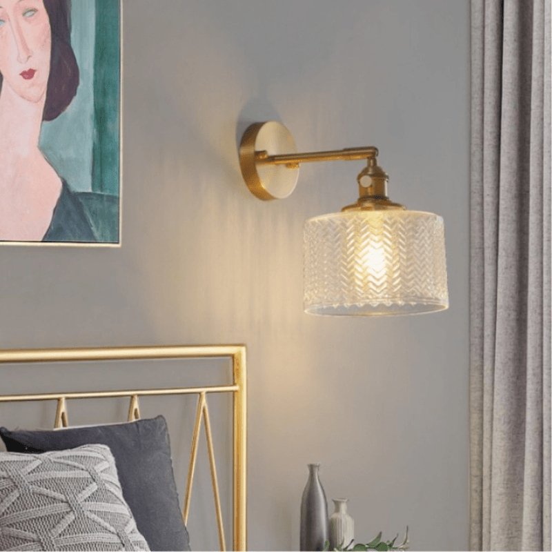 Arandela Vintage Metal e Vidro - POWERSTILL