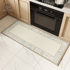 Tapete para Cozinha Antiderrapante Retangular Floral