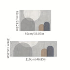 Tapete para Cozinha Antiderrapante Absorvente Premium Croma