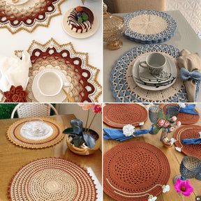 Kit 10 Bases para Sousplat em MDF 35cm - Mesa Posta e Decoração