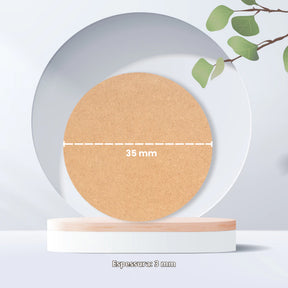 Kit 10 Bases para Sousplat em MDF 35cm - Mesa Posta e Decoração