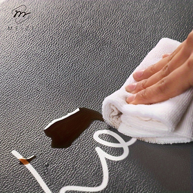 Tapete Para Cozinha Antiderrapante Retangular Couro Sintético Home