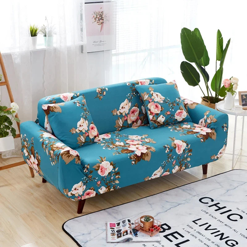 Capa Elástica Floral para Sofá | Yvoire – vista 08 do produto