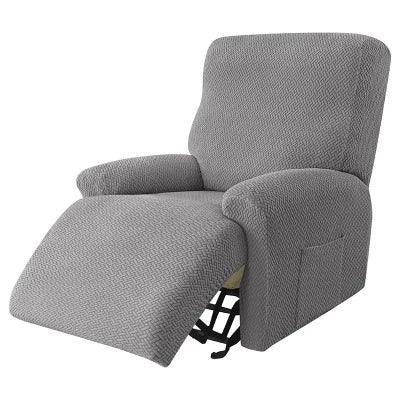 Capa Elástica Impermeável para Sofá Reclinável em Jacquard – vista 06 do produto