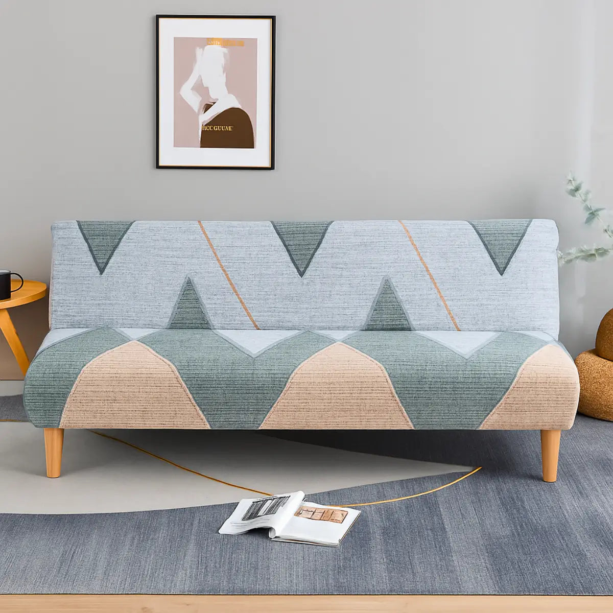 Capa Elástica para Sofá-Cama de 2 e 3 Lugares | Savito – vista 05 do produto