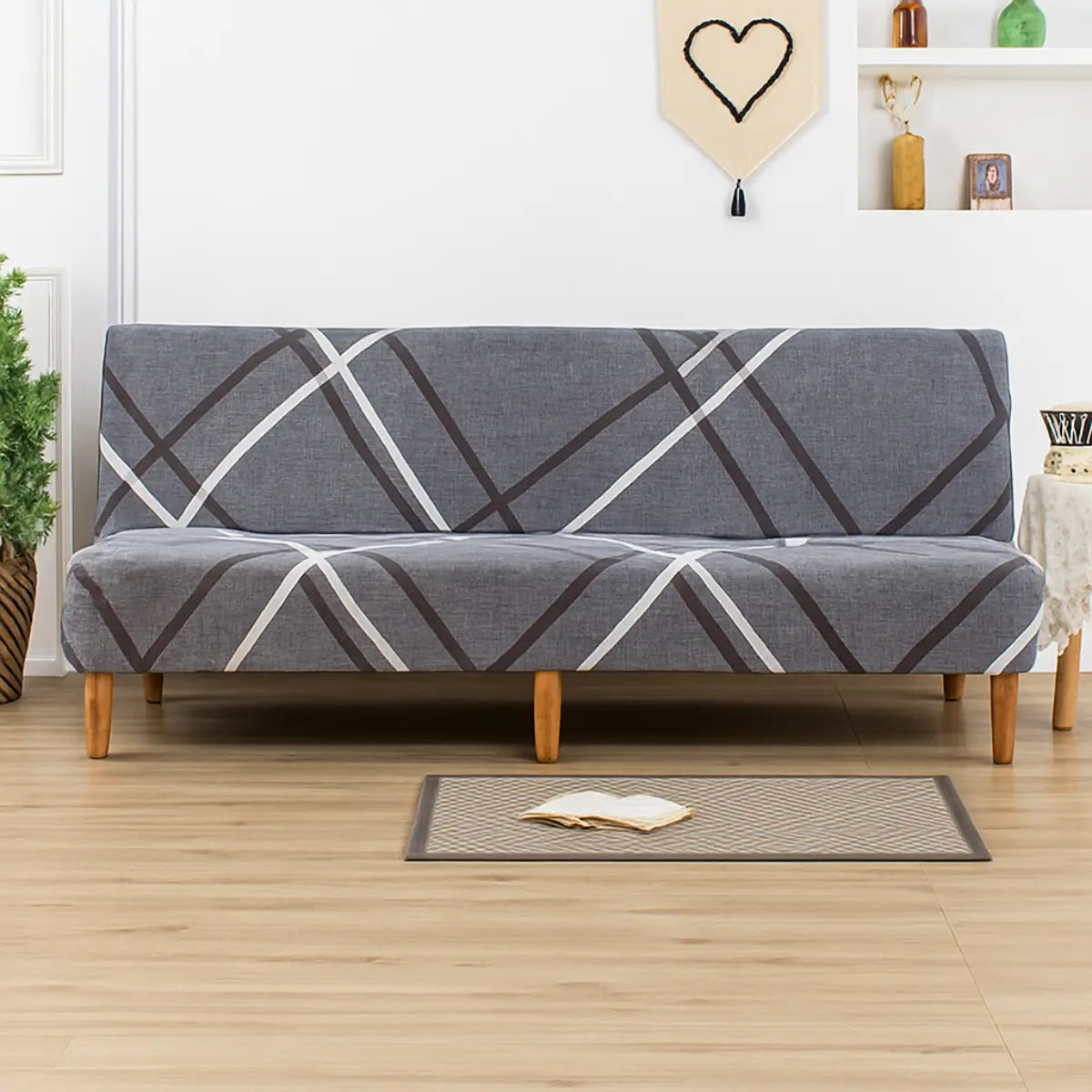 Capa Elástica para Sofá-Cama de 2 e 3 Lugares | Savito – vista 06 do produto