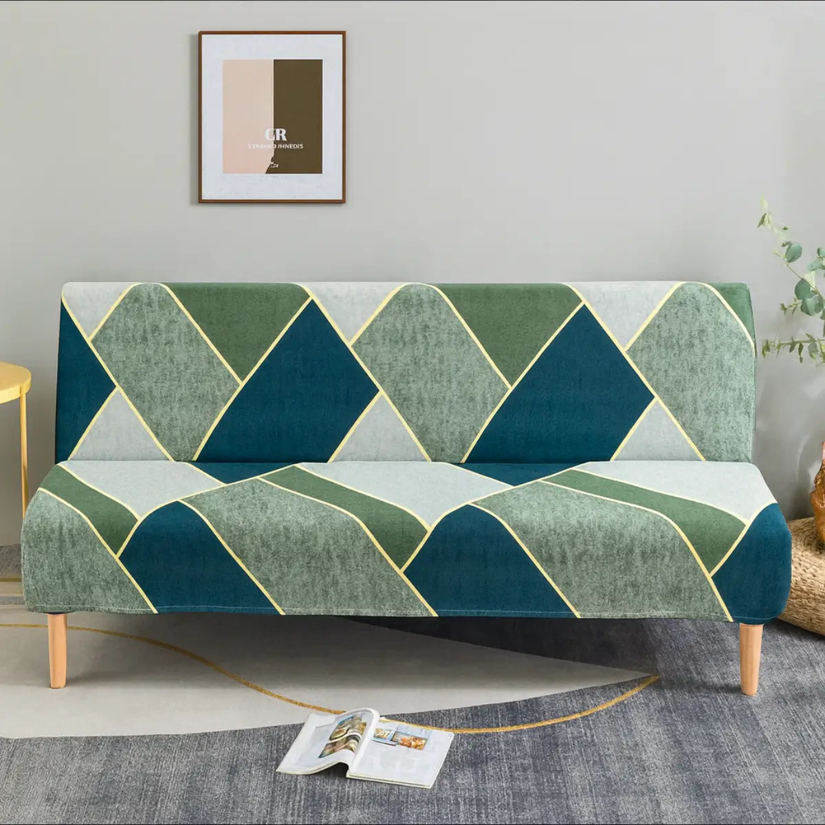 Capa Elástica para Sofá-Cama de 2 e 3 Lugares | Savito – vista 11 do produto