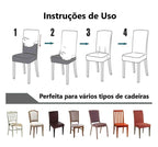 Capa para Cadeira de Jantar em Veludo – vista 08 do produto
