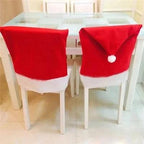 Capa para Cadeira de Natal com Gorro Decorativo – vista 04 do produto